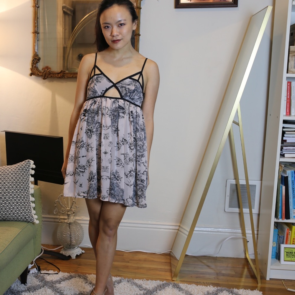 Topshop chiffon babydoll